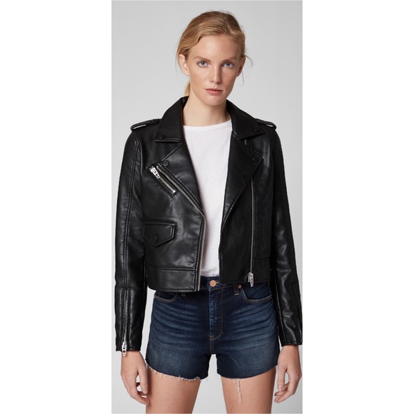 Blank NYC Jackets & Blazers - BlankNYC Crop Moto Jacket